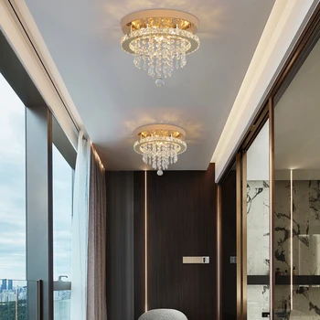 VETRULUS Luxury Crystal Chandelier Lustre Design Gold Modern Led Ceiling Light Living Room Bedroom Hanging Lamp LightingFixture 2