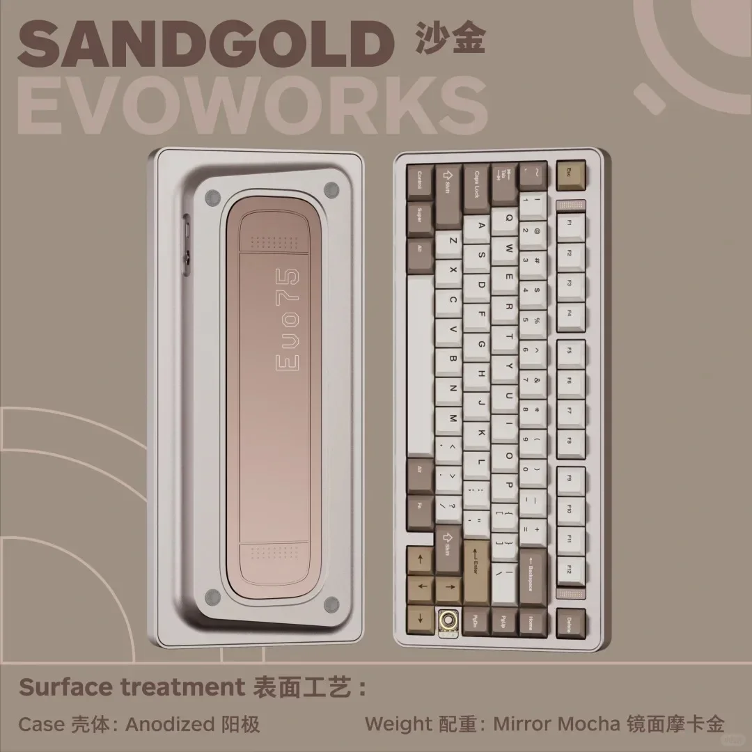 EvoWorks EVO75 メカニカルキーボード トライモード ワイヤレス