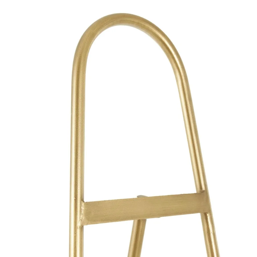 Foldable Gold Metal 2Tier Leaf Artwork Easel