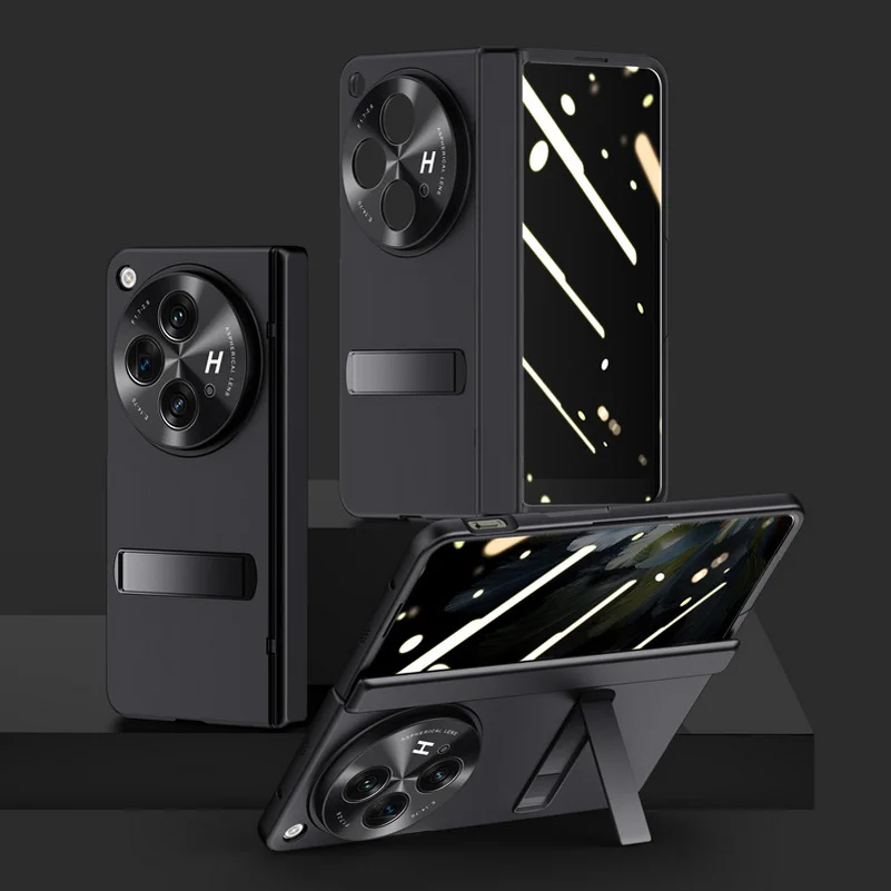 With Privacy Temped Glass Flim Full Protect Case For OnePlus One Plus Open Spring Hinge Hold Lens Cama protect_voghion.com