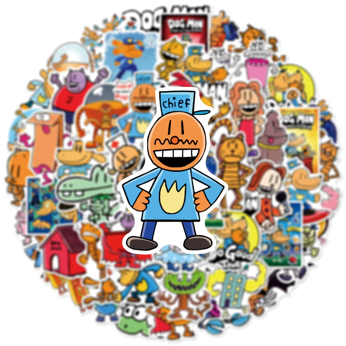 50PCS 개 인간 스티커 귀여운 재미있는 낙서 데칼 어린이 장난감 선물 DIY 물컵 노트북 휴대폰 케이스 스크랩북