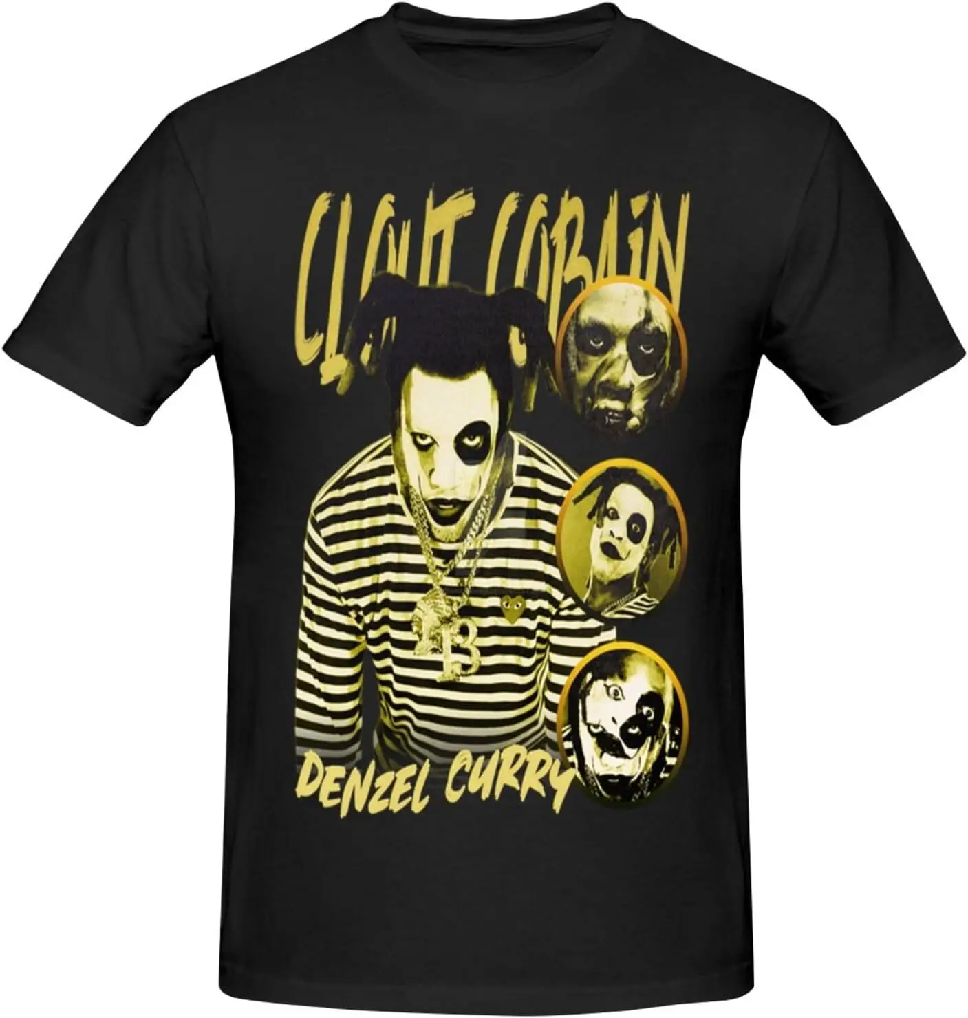 

Star D-enzel Curry T-Shirt for Men,Casual Crew Neck Short Sleeve Tees Cotton Shirts,Graphic Printed Tees Short Sleeve Tops