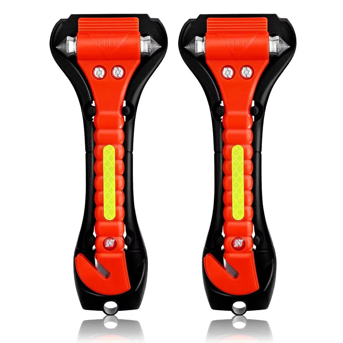 Car Safety Hammer Safety Hammer Window Breaker 2PCS Survival Safety Hammer Camping Driving Car Seat Belt Cutter 2-in-1 Emergency Break Window Glass Punch Life Rescue Tools