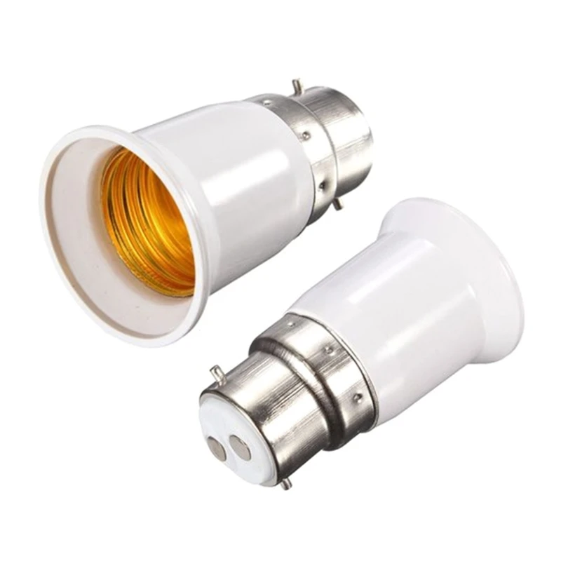 1/5 Pz Convertitore Da B22 A E27 Piccola Vite A Vite Portalampada Adattatore Baionette A Vite Adattatore Supporto Set Per