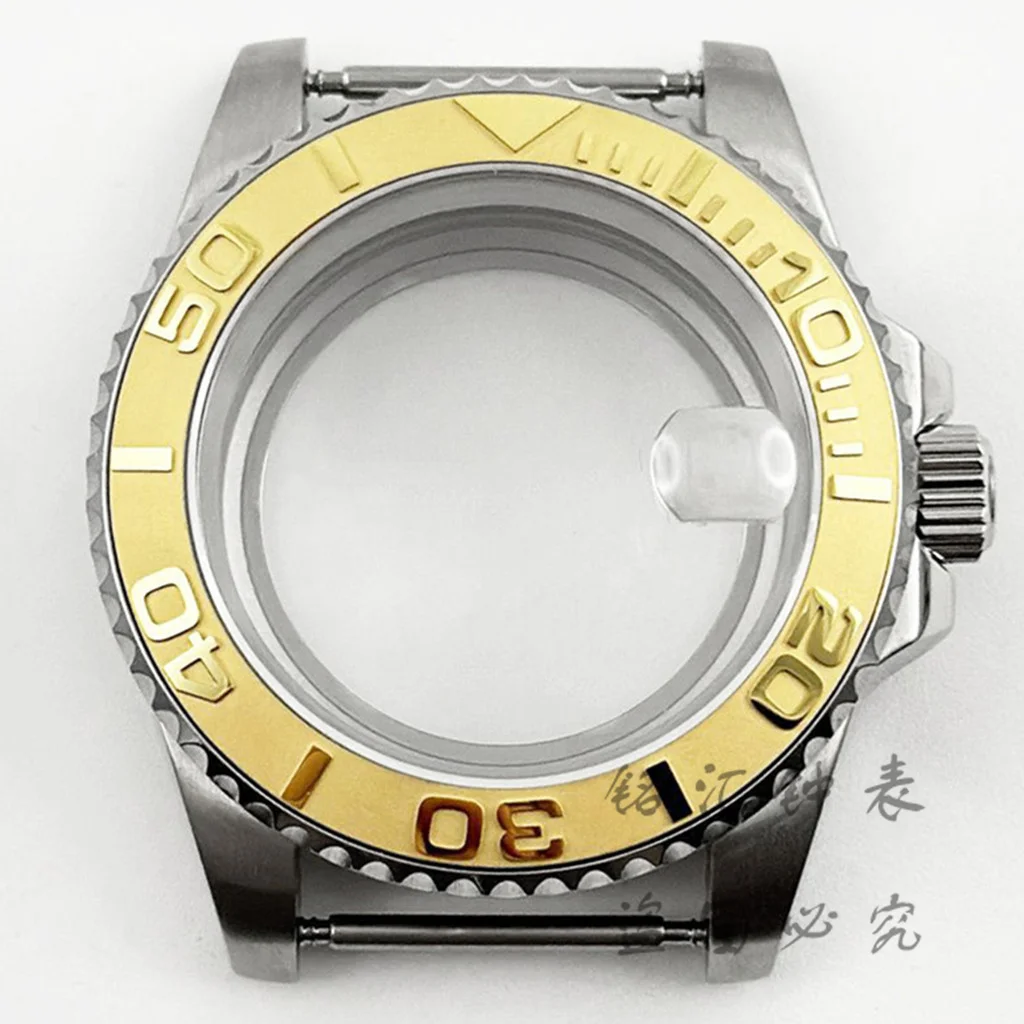 Deep Blue Bezel 40MM Diver Watch Case with Waterproof Sapphire Crystal