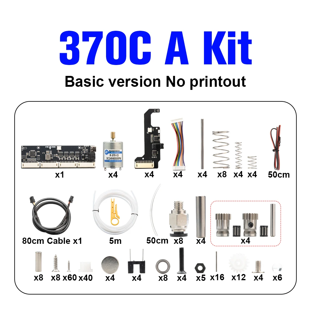 BMCU 370C DIY AMS lite互換 A1/A1mini BMCU 370 - AMS lite alternative for Bambu Lab A1 and A1 mini