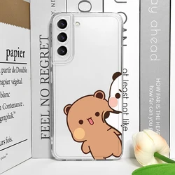 Cute Cartoon Dudu Bubu Couple Soft Phone Case - Paired s - Galaxy A70 (SQP - CXH1517T1)