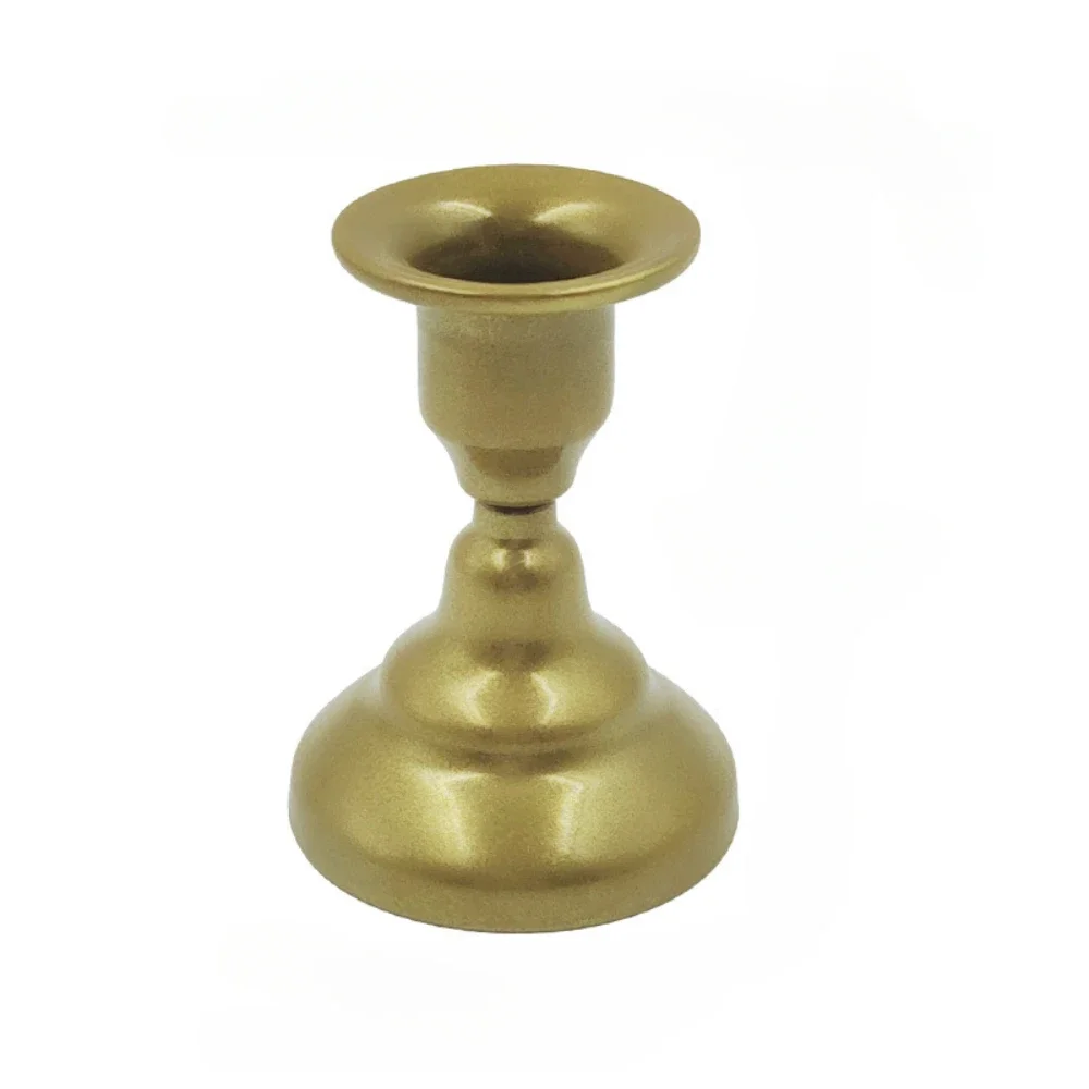 Candle Holders 2-headed Candle Holder Retro Metal Home Art Wedding Stand Wax Silicone Mold