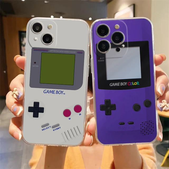 Gameboy Boy Game Transparent Phone Case For iPhone 15 14 13 12 Mini 11 Pro  Max XS X XR 7 8 Plus Clear Shockproof Silicone Cover - AliExpress