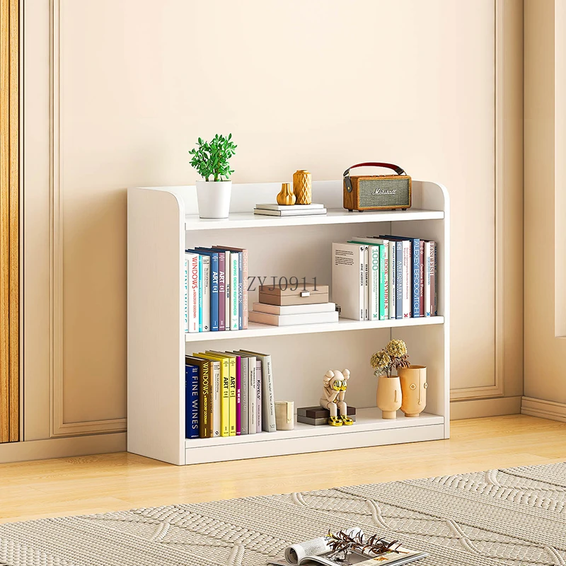 *Stand Library Bookcases Cabinets Modern Storage Children Bookcases Stackable Display Estante De Livros Minimalist Furniture