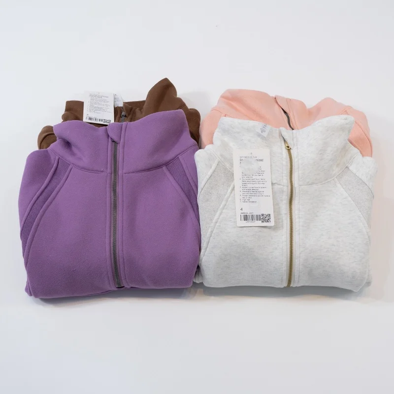 Neuer Verdickter Hochkragen-Pullover für Damen, Sport-Halbreißverschluss-Jacke, Langarm-Laufjacke für Fitness und Yoga – Detail 16