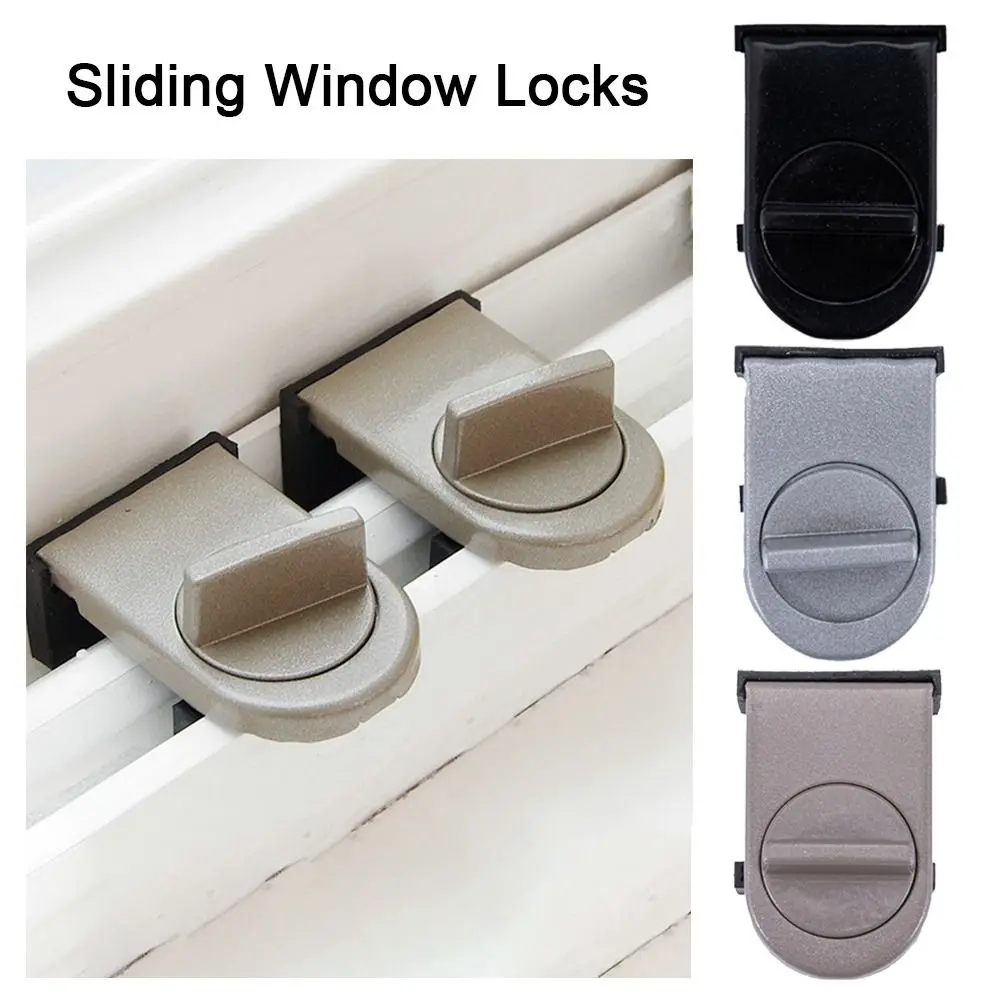 Description Picture 2 of itemMetal Sliding Window Locks Security Protection Window Limiter Adjustable Baby Safety Lock for Kids Children Safety Protection