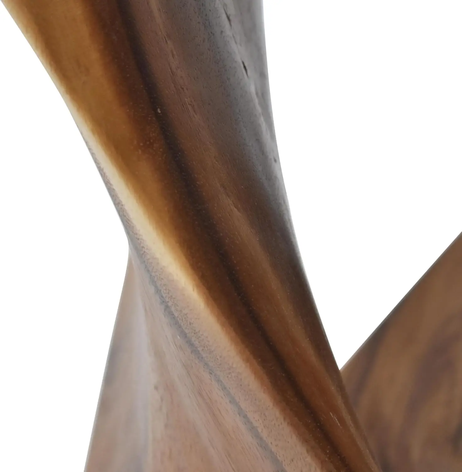 Functional and Visually Alluring Natural Wood Glaze Accent Side Table, 12 L x 12 W x 26 H, Brown