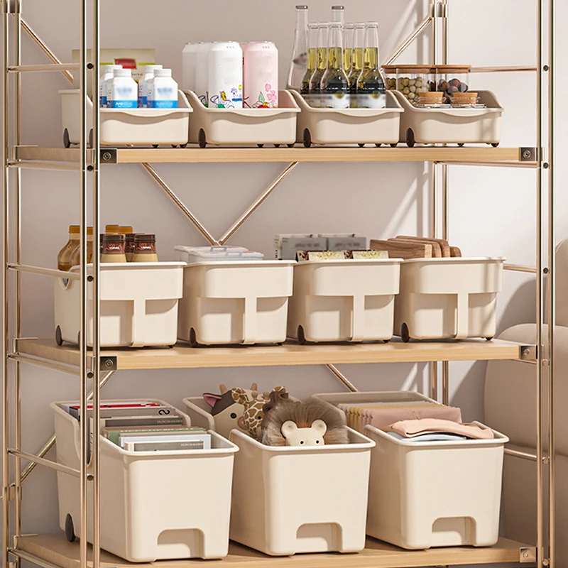 Kitchen Sundries Storage Case With Wheels Seasoning Bottle Jar Storage Container Kitchen Closet Organizer 4