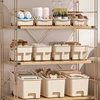 Kitchen Sundries Storage Case With Wheels Seasoning Bottle Jar Storage Container Kitchen Closet Organizer 4