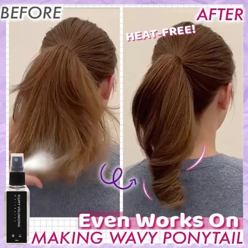 Non-sticky Fluffy Non-greasy Efficient Long-lasting Pump-hair Shape Fluffy Hair Frizz-free Long-lasting Super Large Capacity