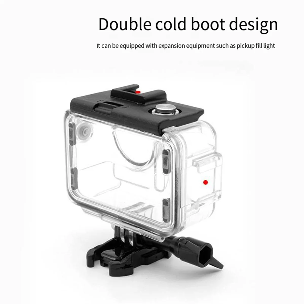 Hot sale For Action 3 Action 4 Camera Waterproof Case Diving 40M Depth Cold Shoe Opening Design