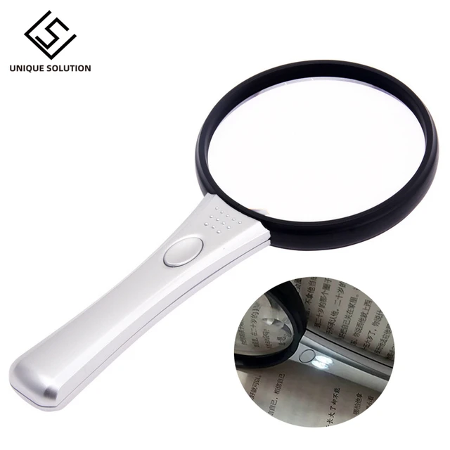 Coin Magnifying Glass Light  Magnifying Glass Jewelry Loupe - Usb 10x  Metal - Aliexpress