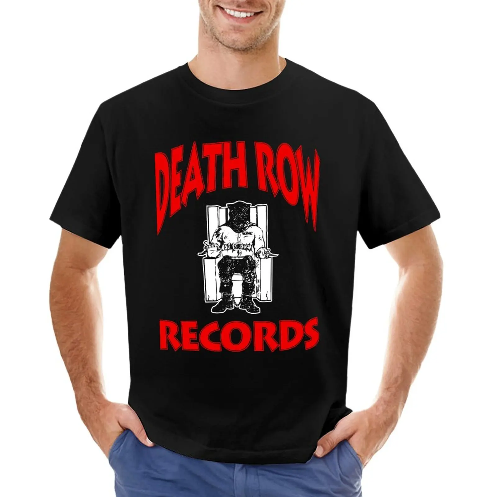 

Death Row Records T-Shirt graphic t shirts anime boys animal print shirt aesthetic clothes mens big and tall t shirts