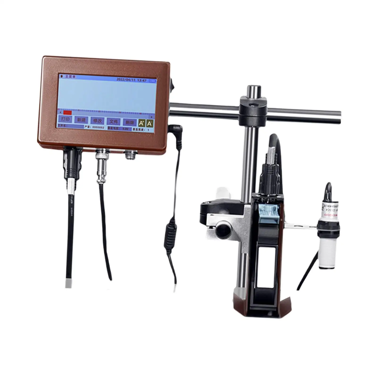 

Industrial Inkjet Printer Fast Printing Marking Device HD Touch Screen Date Coder for Surface of Paper Boards Carton Stone