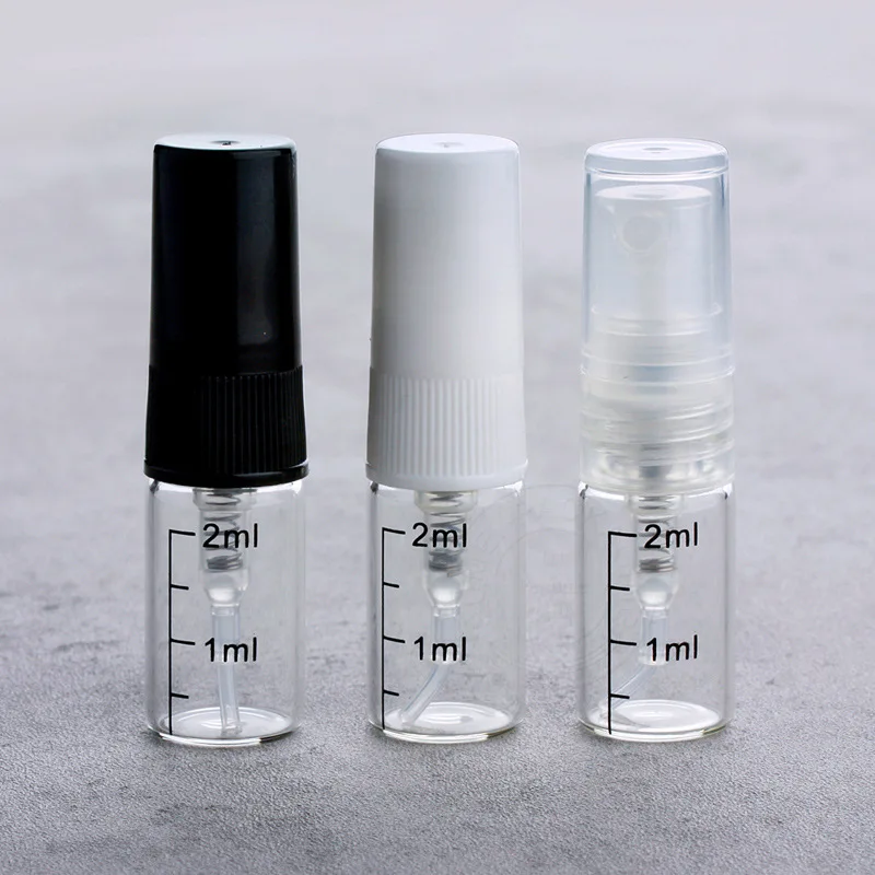 

Lot 5ml Fine Mist Spray Bottle Portable Calibration Glass Refillable Perfume Bottles Sample Sprayer Empty Bottle