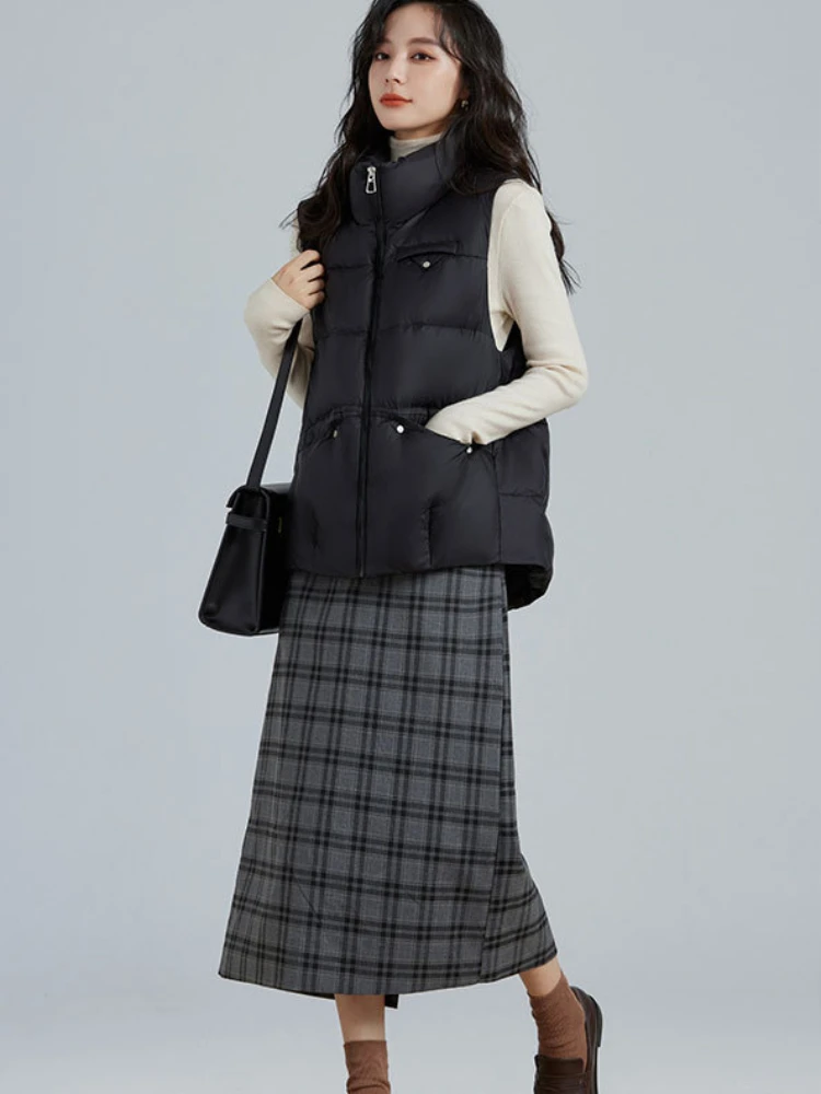 Waistcoat Vest Coats Women's Clothing Sleeveless Tops Down Jacket Spring Autumn Vests Lightweight Jackets Warm Fashion Coats