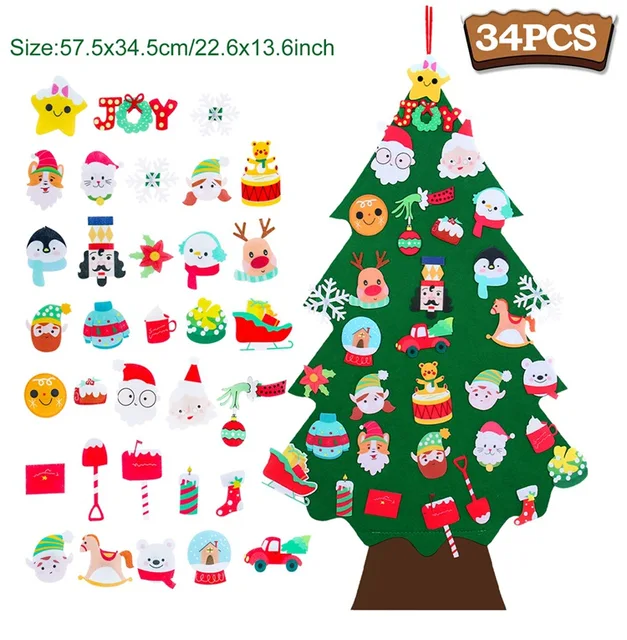 Diy Sentiu Árvore De Natal Feliz Natal Decorações Para Casa 2022 Cristmas  Ornamento Natal Presentes Navidad Papai Noel Ano Novo Árvore - Árvores -  AliExpress