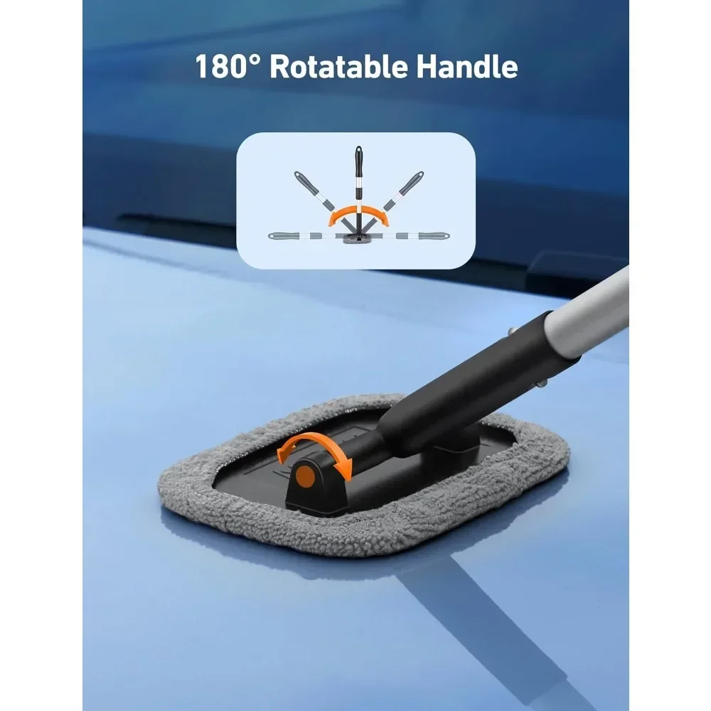 Car Mop Cleaning Windows Windshield Fog Cleaning Tool Washing Rag Window Wipe Home Office Duster Auto Glass Cleaner