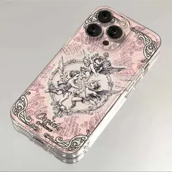 Vintage Cupid Angel Phone Case - Middle Ages Retro Design for Xiaomi Poco X4 Pro5G (T-188T5209A1)