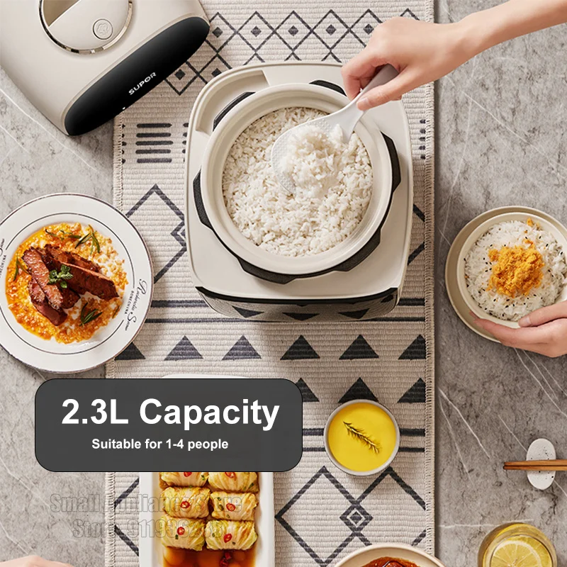 SUPOR Electric Pressure Cooker 2.3L Two Inner Pots 70KPa Multi Rice Cooker For 1-4 Person Home Kitchen Appliances SY-23FC2305Q 6