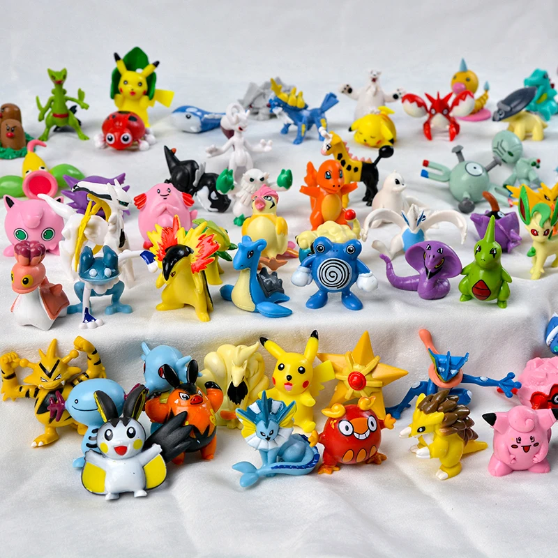 24-144 Pcs Pokemon Action Figure 2-3cm Not Repeating Mini Figures Model Toy  Pikachu Anime Kids Collect Dolls Birthday Gifts - Action Figures -  AliExpress