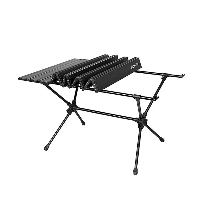Folding Camping Table Lightweight Aluminum Alloy Table Height Adjustable with Carrying Bag for Outdoor Camping