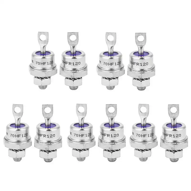 Rectifier Diode Spiral 5 Pairs for Battery Charging 70HFR120/70HF120