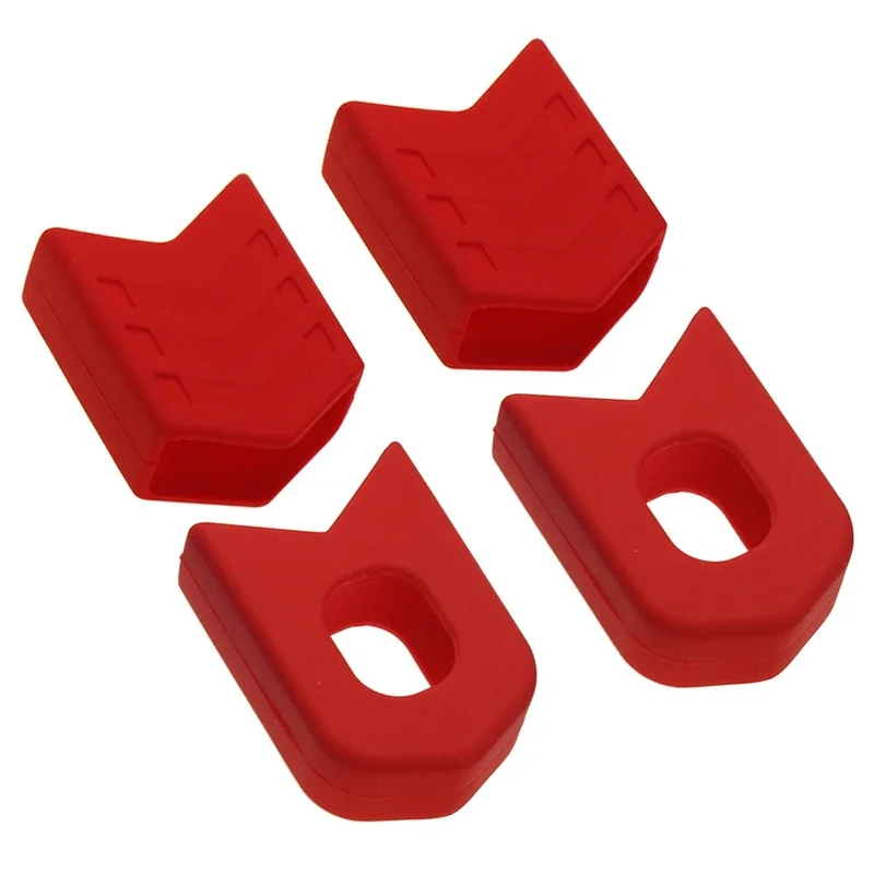4PCS Universal Bicycle Crank Arm Protective Covers - Durable Mountain & Road Bike Accessories