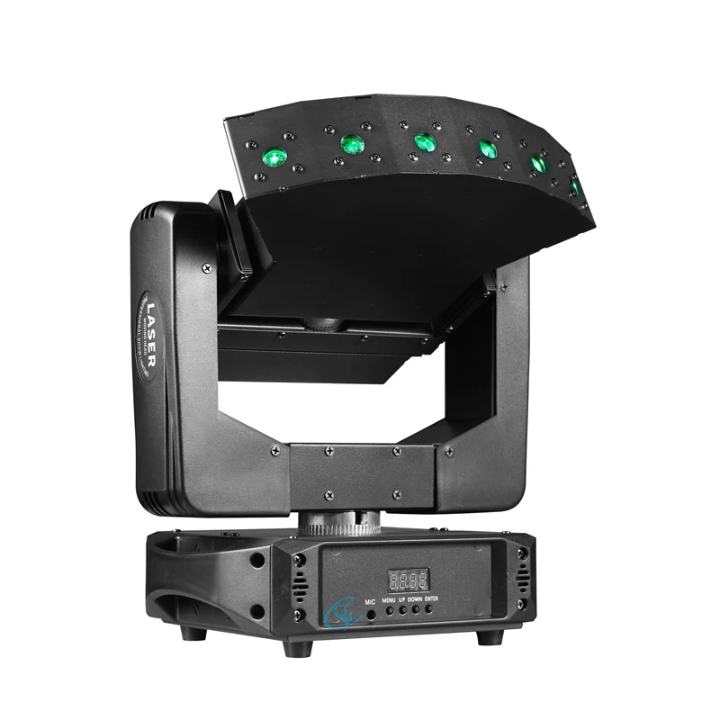 6 Eyes RGB Laser Moving Head Light Infinite Rotation Dmx512 Controller for Bar C