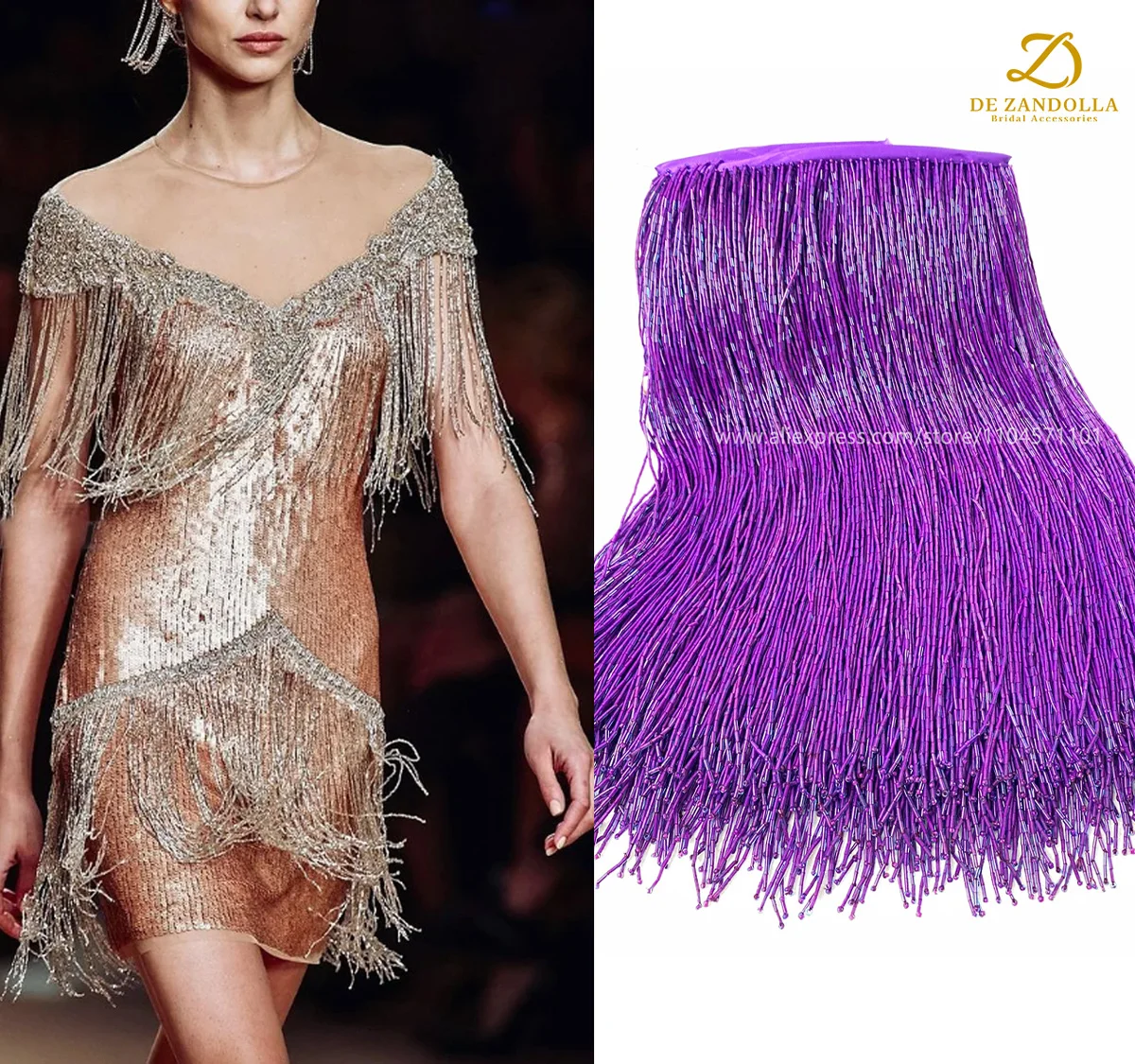 20cm Length Purple Green Red Beads Fringe Trim for Bridal Wedding Bags  Curtains Home Decor Tassel Lace Accessories 5 yards/lot - AliExpress 15