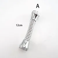 12cm 15cm Kitchen Faucet Tube Water Saving Kitchen Tap Extension Hose Water Faucet Adjustment Faucet Accessories Stainless Steel 2