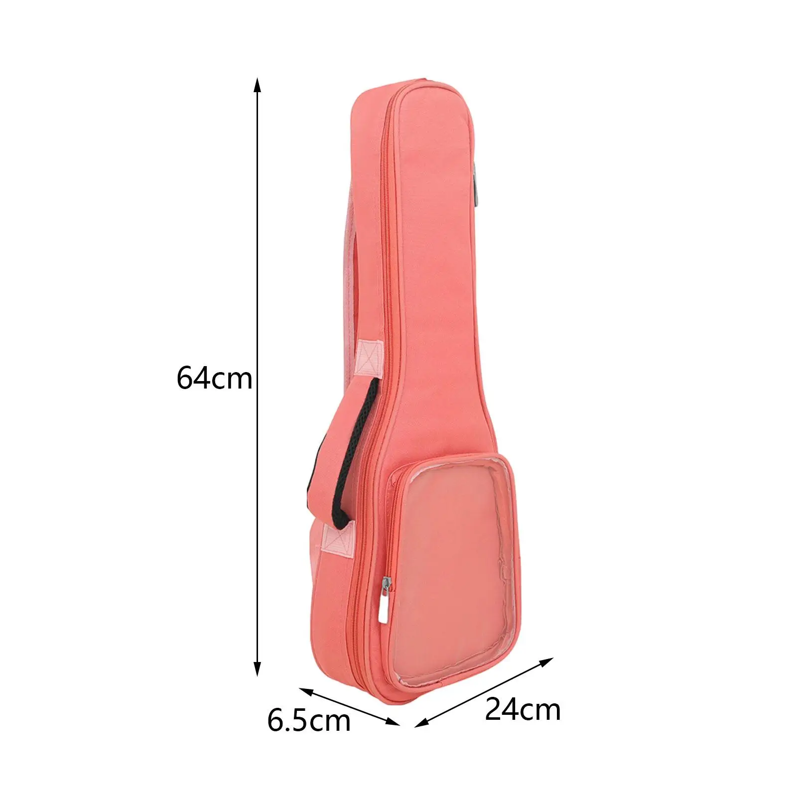 23in Oxford Cloth Ukulele Bag Portable Carry Case for Travel Outdoor Camping