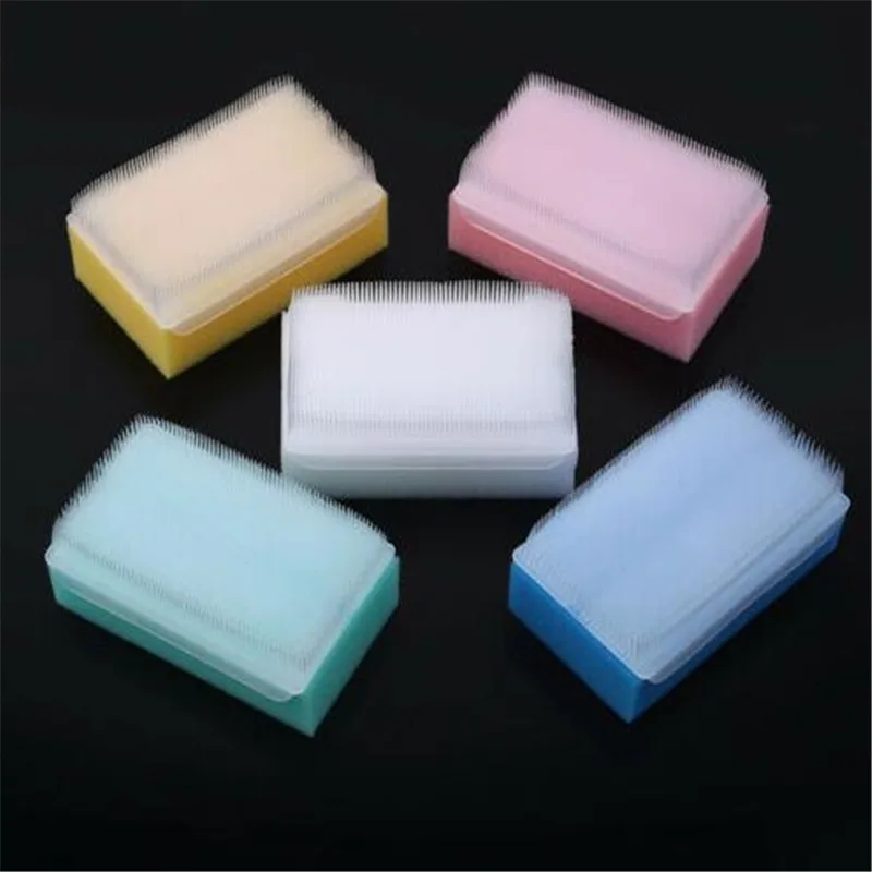 Baby Brush Baby Bath Sponge 5pcs/pack Children Sensory Brush Baby Bath Sponge Brush Surgical Hands Denture Cleaning Sterile Sponge Scrub Bristle