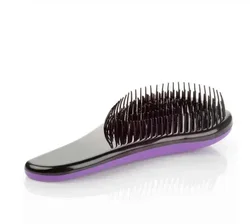 Detangling Hair Brush for All Ages - Gentle Anti - static Salon Brush for Wet and Dry Hair (Purple)