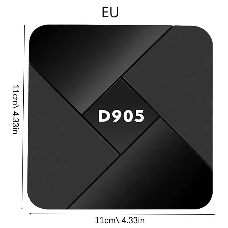 D905 Smart TV Box Androids 10.0 8GB Wifi 2.4G 4K Amlogic S905 Youtube Androids TV BOX Set Top Box Media Player
