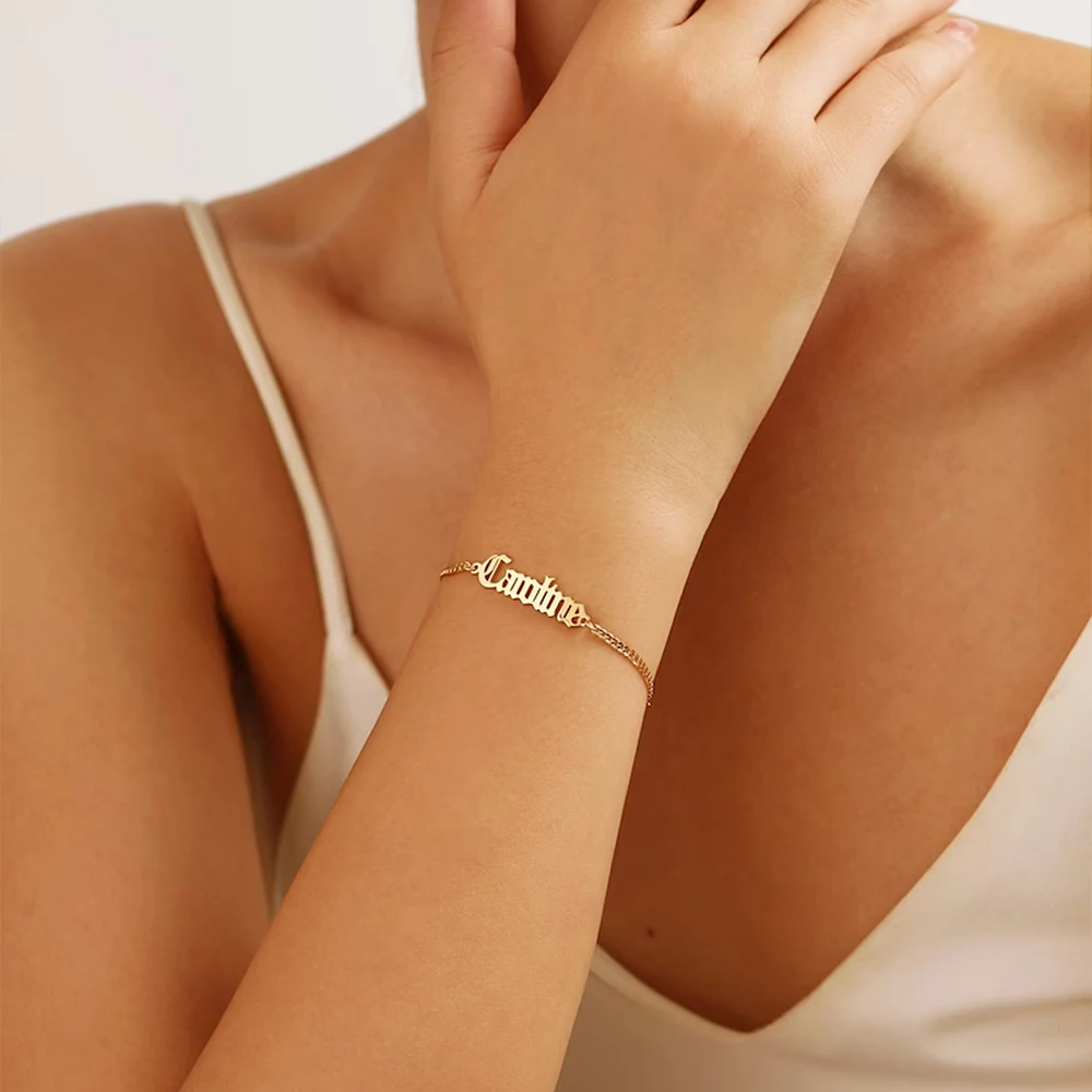 Customized Bracelets | Minimalist Bracelet | Stainless Steel Jewelry | Gift For Her