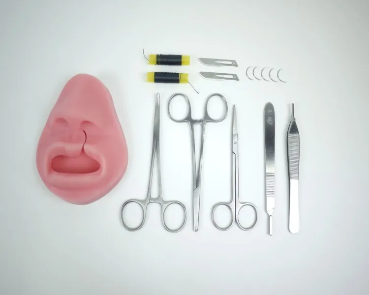 구순구개열 수술 모델 헤어립 수술 봉합 세트 봉합 연습 패키지