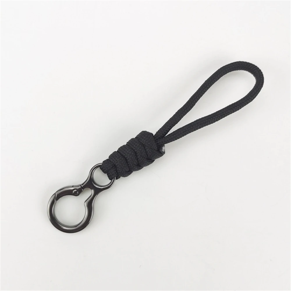 Hand Woven Chain Keychain 8 Figure Key Ring Waist Hanging Anti-Loss Key  Chain Car Key Holder Key Accessories - AliExpress