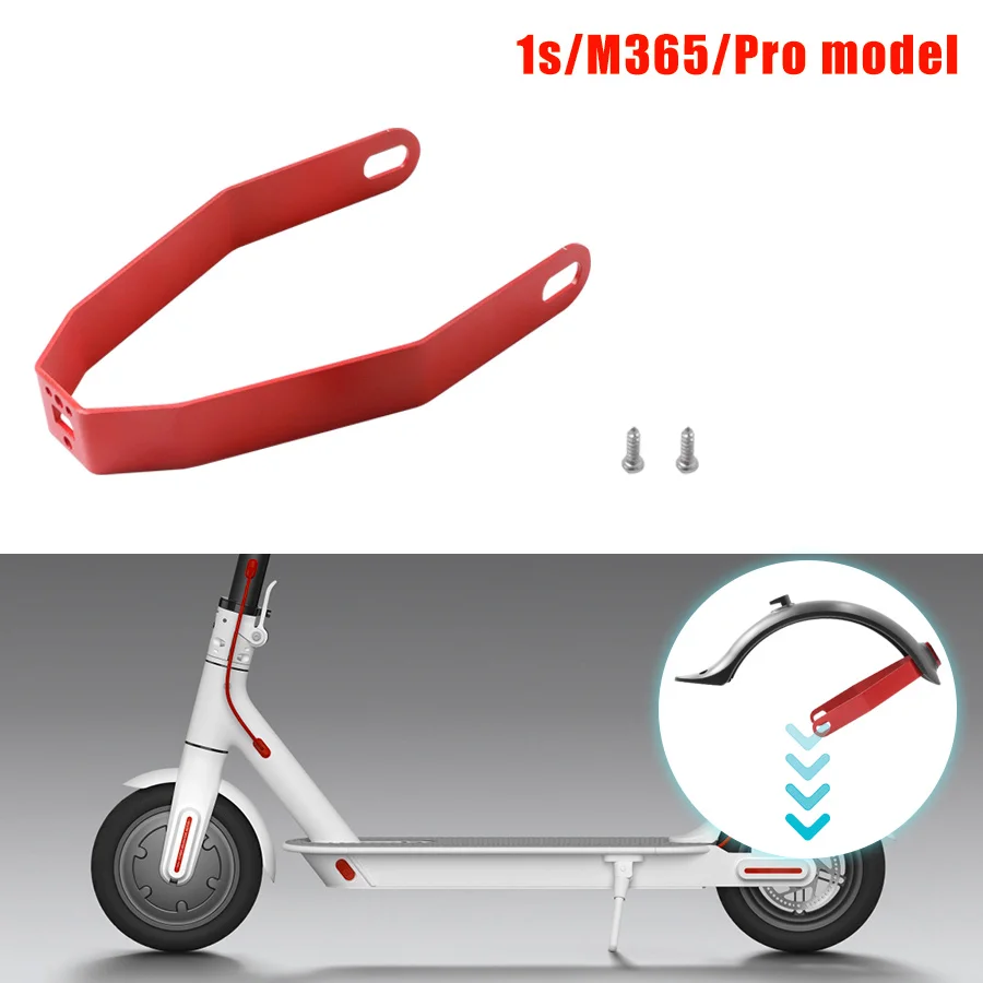 Enhanced Rear Fender Mud Guard Support and Wheel Holder Bracket for 10-Inch Tire Electric Scooters