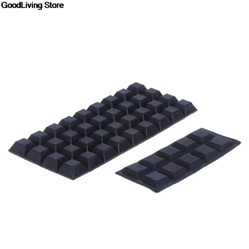 Furniture Foot Mats Furniture Foot Protector Furniture Leg Pads Furniture Foot Pads Furniture Leg Caps Rubber Furniture Feet Pads Furniture Feet 10/20/40PCS Square Rubber Feet Self-Adhesive Legs Bumper Door Buffer Stop Furniture Pads Stopper For Cupboard Drawer Cabinet