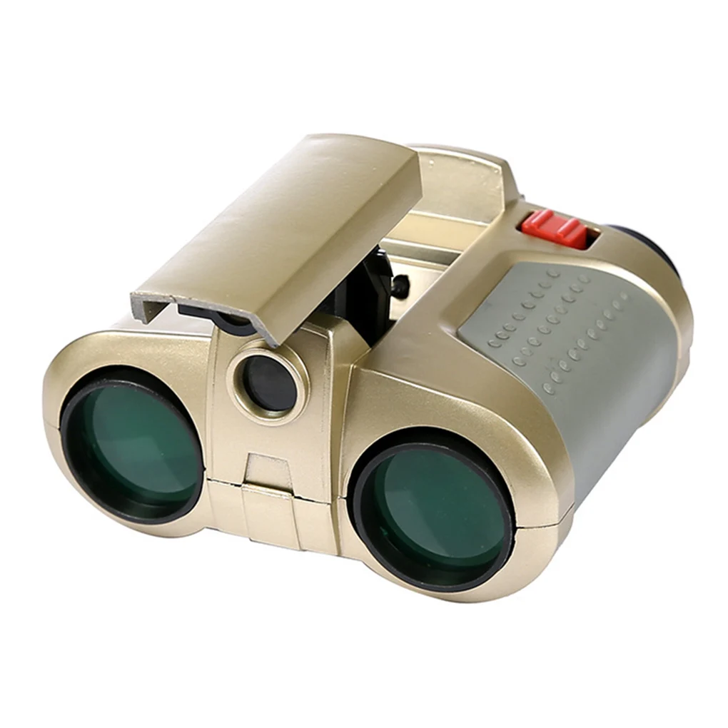 4 X30 Telescopio Night View Pop-Up Light Scope Binocolo Per Bambini Attrezzatura Da Campeggio All'Aperto Pellicola Verde
