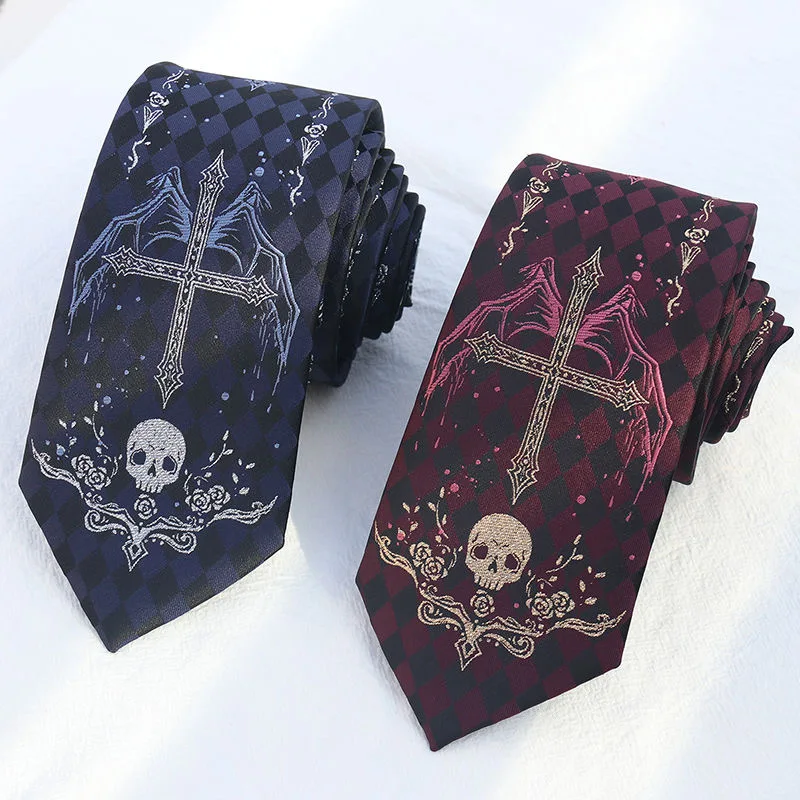 Halloween Necktie JK Uniform Accessories Cosplay Anime Cartoon Harajuku Men Women Bow Tie Christmas Gift Costume Prop
