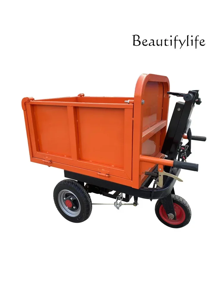 

Construction Site Agricultural Multi-Functional Electric Trolley Platform Trolley Handling Dumptruck Cart