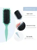 Nouvelle brosse définissante pour boucles - Brosse pour cheveux bouclés pour le coiffage, brosse pour cheveux bouclés humides, pour modeler et définir 5